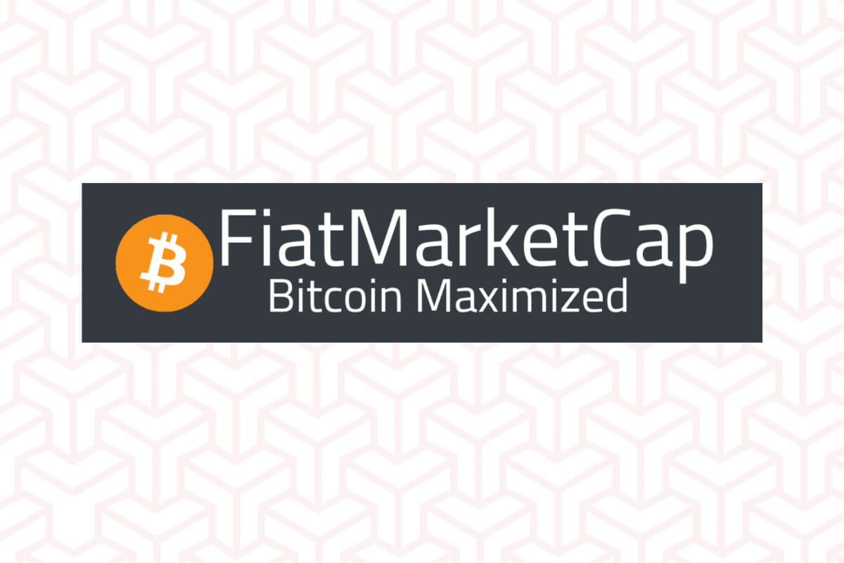 You can now measure fiat market caps against Bitcoin ...